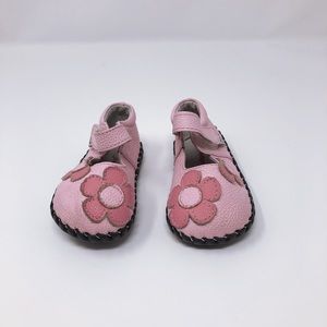 Pediped Pink Flower Shoes